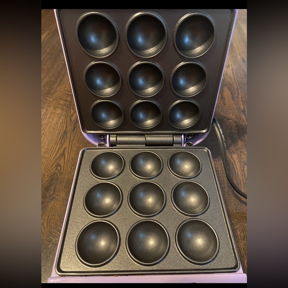 Babycakes Mini Maker Cake Pop Maker, 9-Pops, Purple - Picture 7 of 7